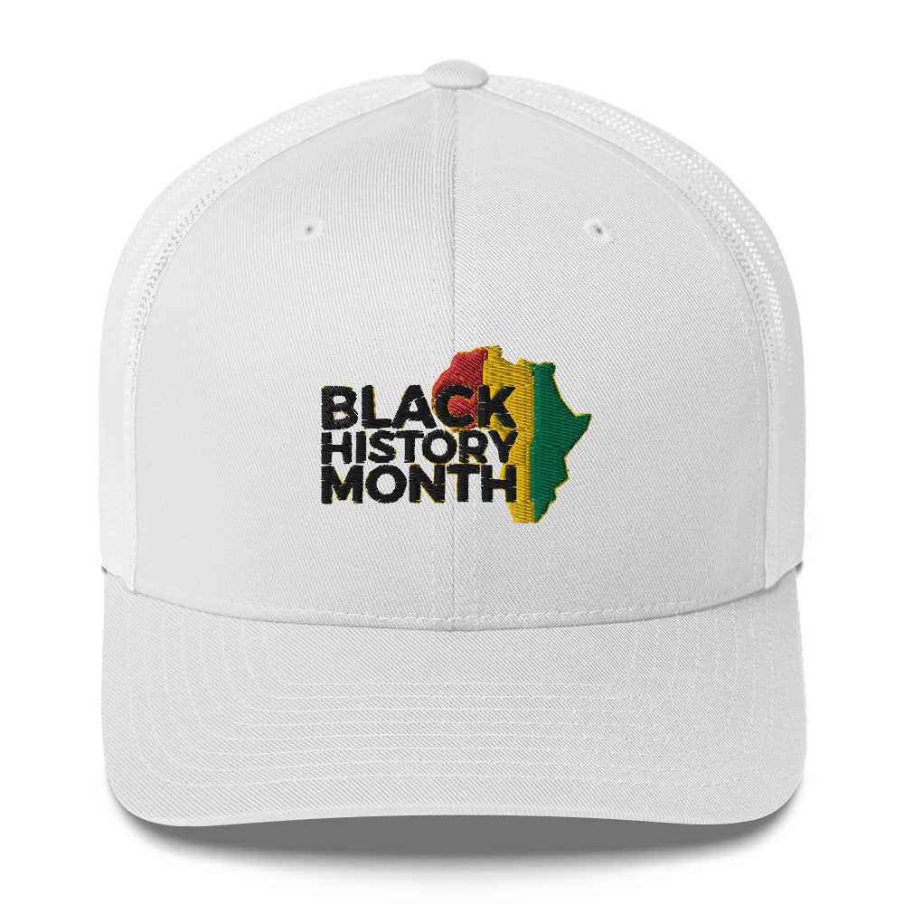 BLACK HISTORY MONTH TRUCKER CAP