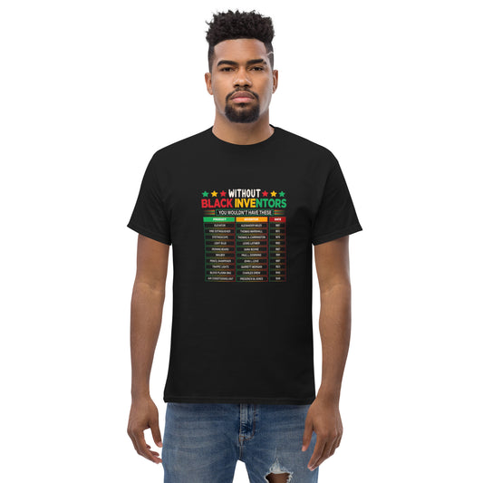 BLACK INVENTORS T SHIRT